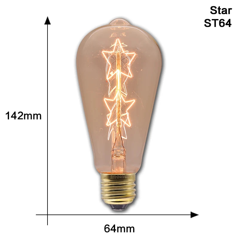 Foco Edison Retro de Filamento E27