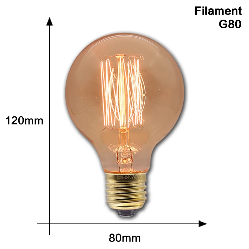 Foco Edison Retro de Filamento E27