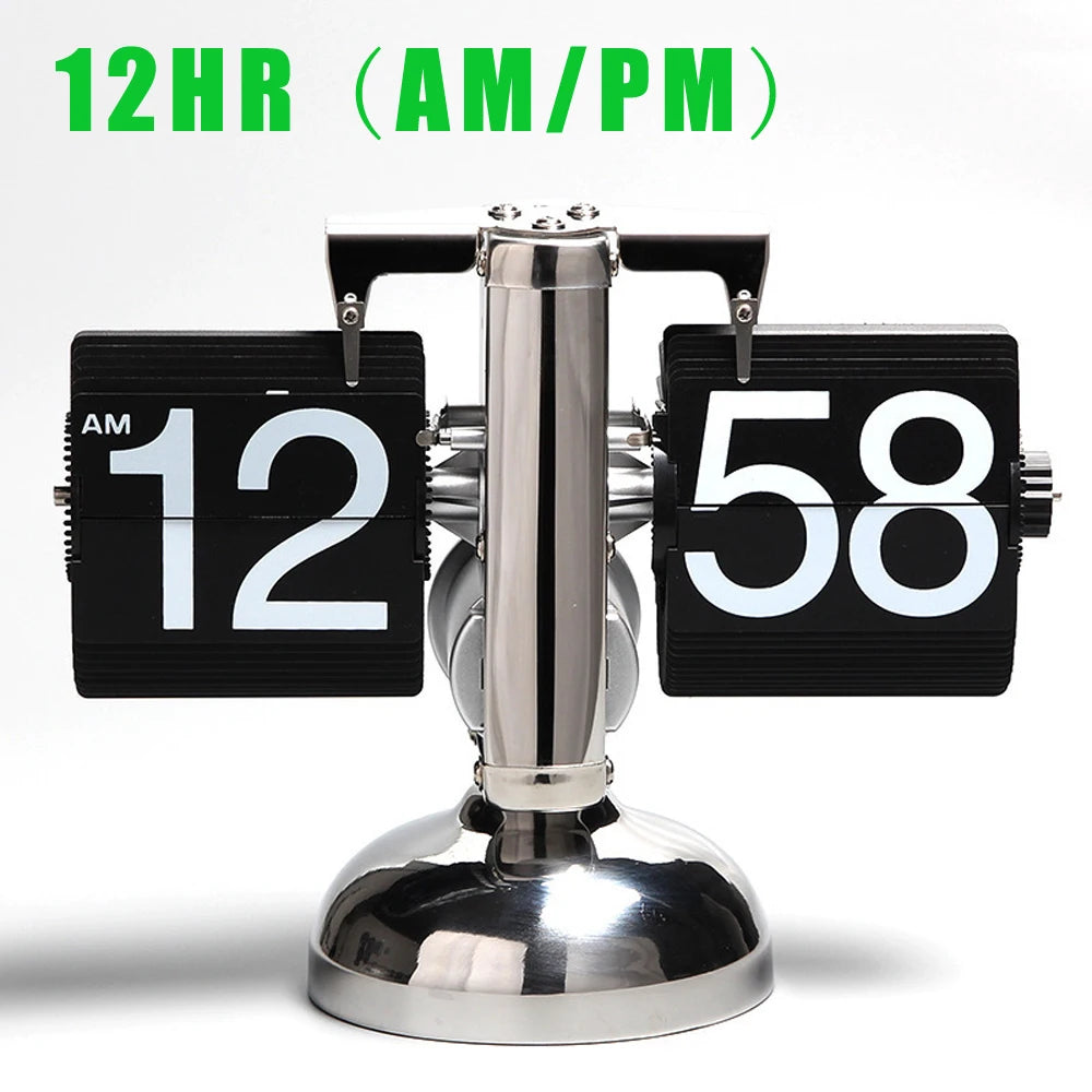 Reloj de Mesa Moderno con Cambio de Página Automático