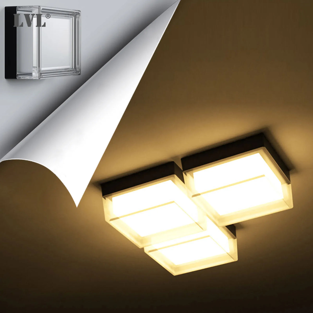 Lámpara de Pared LED Moderna para Interior y Exterior