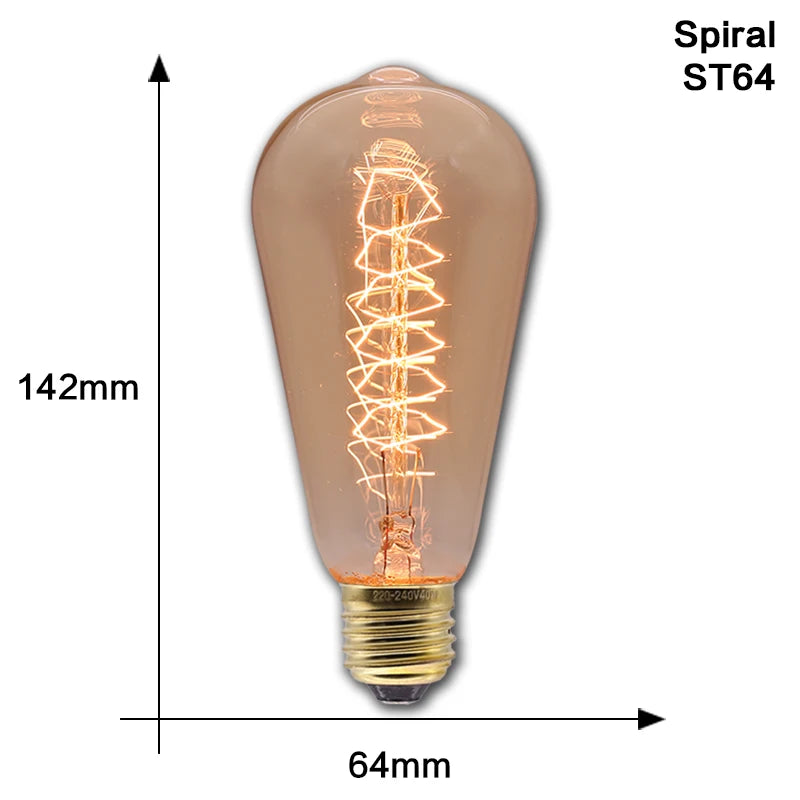 Foco Edison Retro de Filamento E27