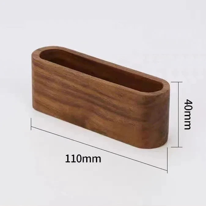 Tarjetero de Madera de Haya para Escritorio