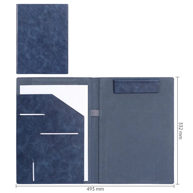 Carpeta Portafolio de Piel Sintética con Bloc de Notas