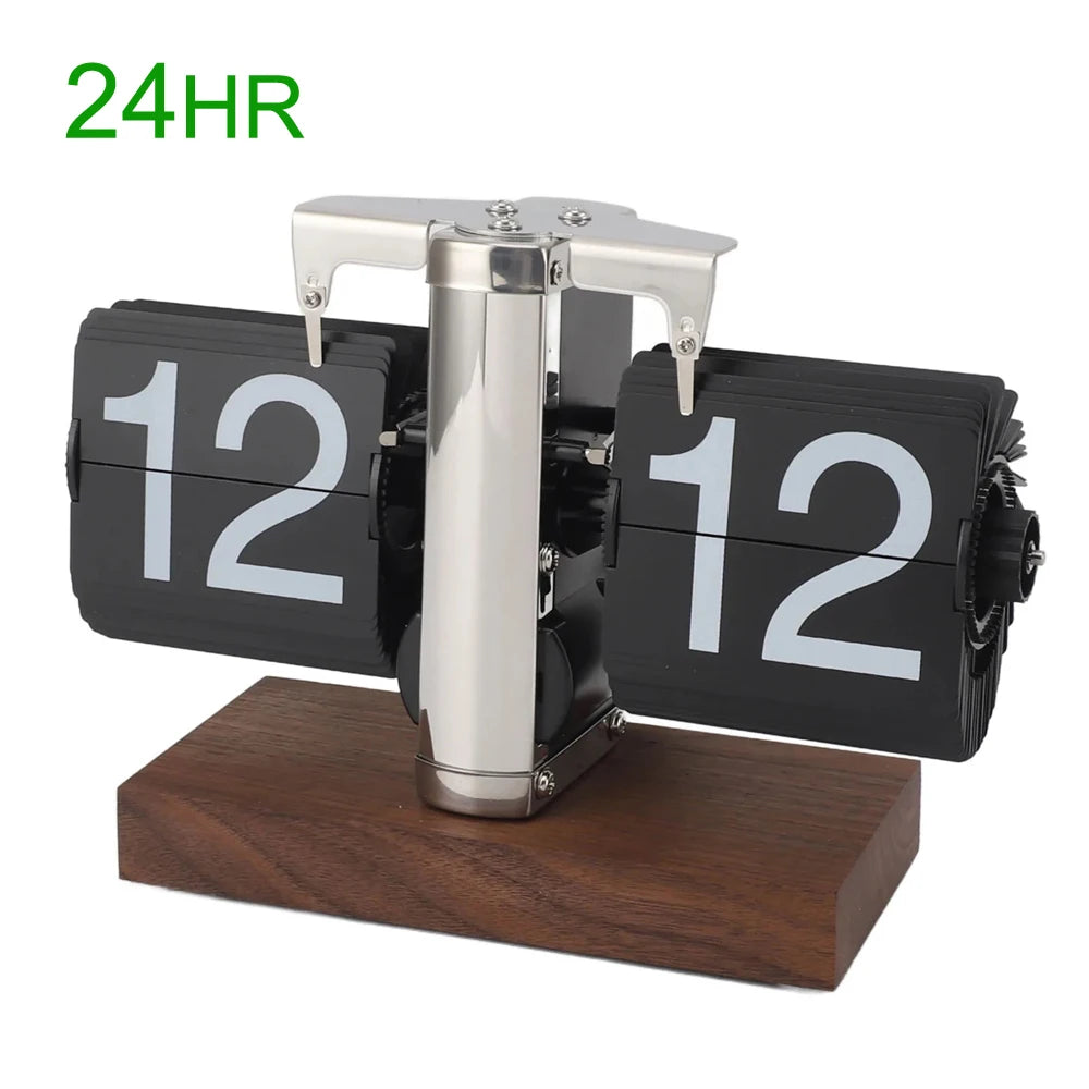 Reloj de Mesa Moderno con Cambio de Página Automático