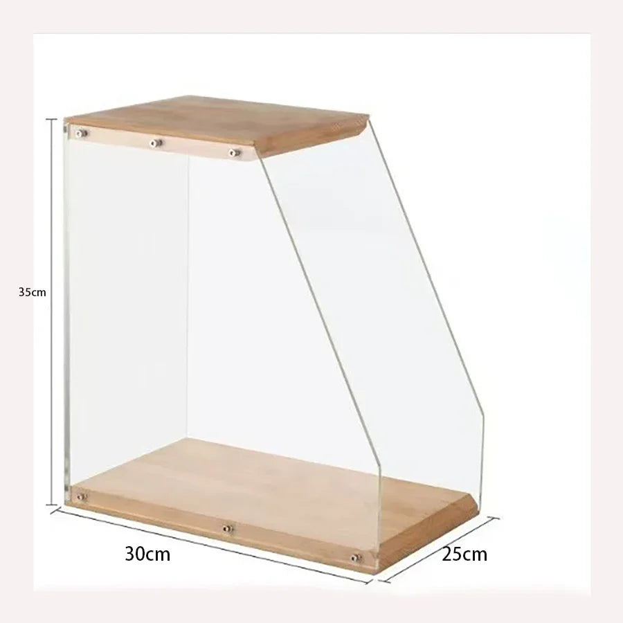 Porta Discos de Vinil de Madera Maciza