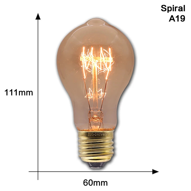 Foco Edison Retro de Filamento E27