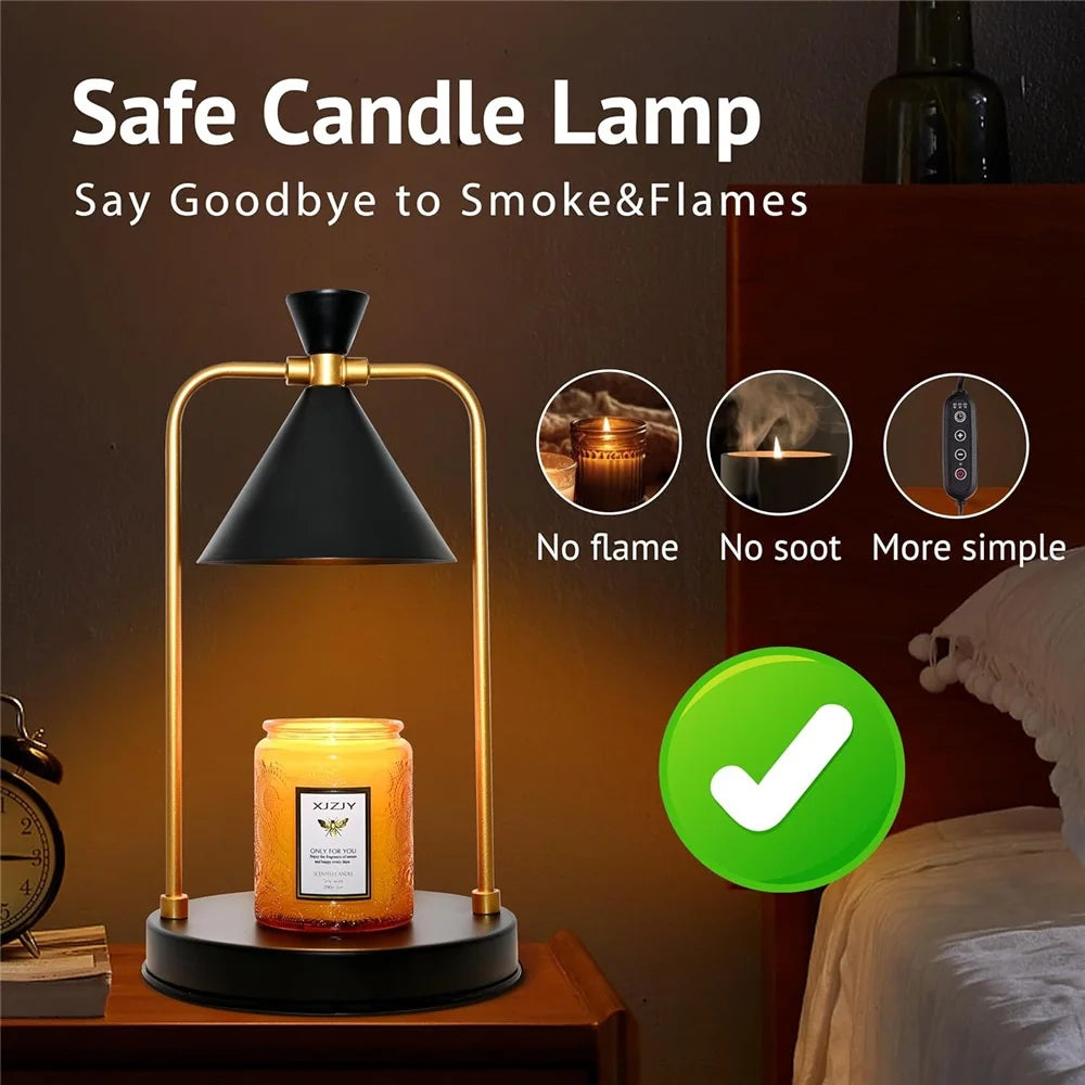 Lámpara Calentadora de Velas con Temporizador