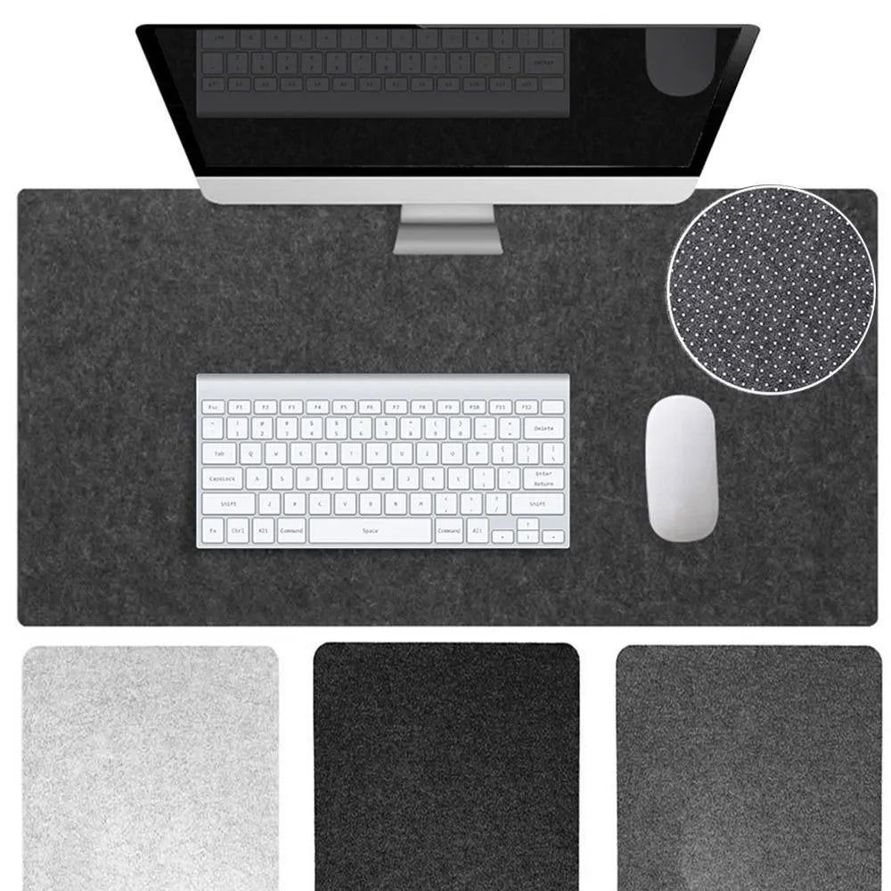 Mousepad de Fieltro de Lana Extra Grande
