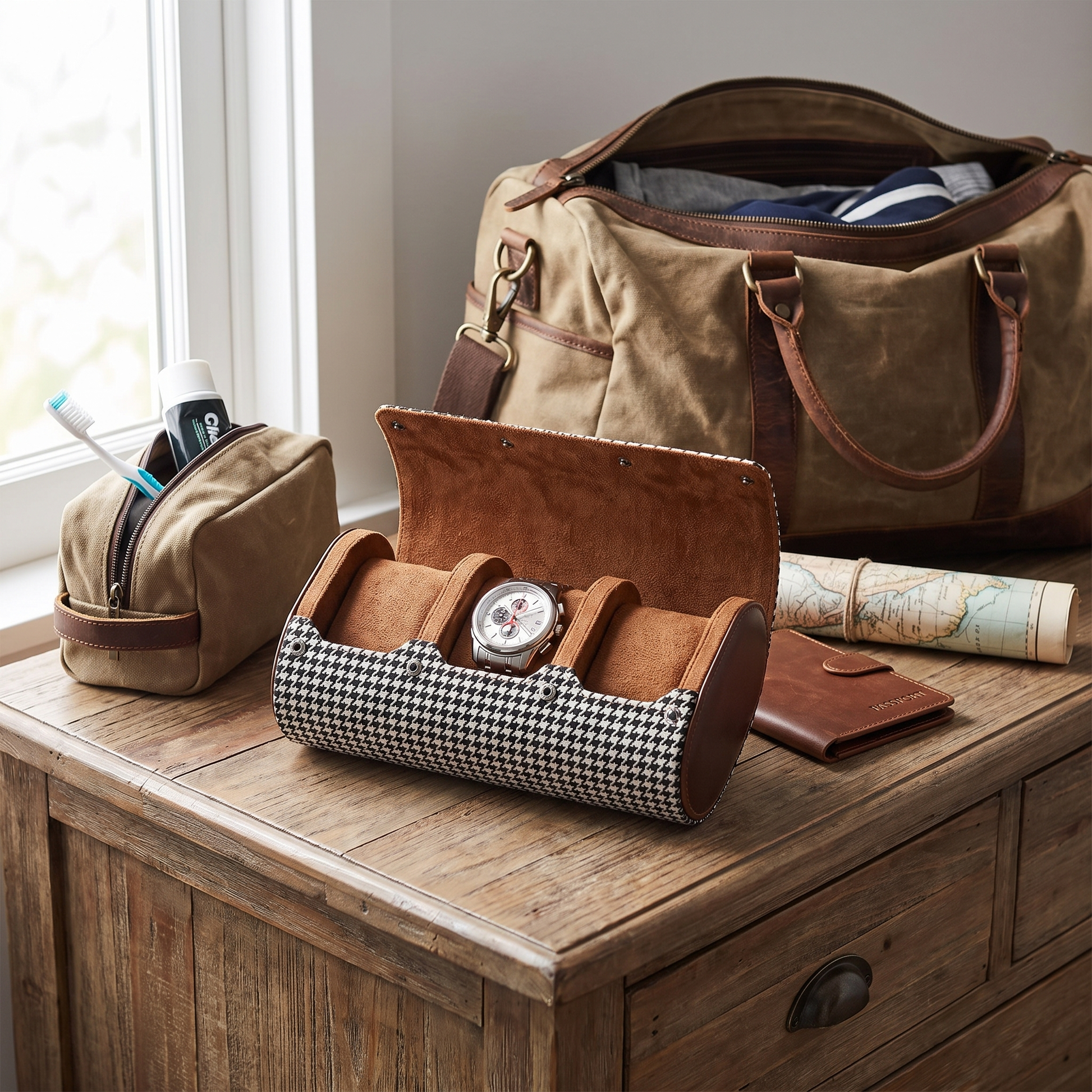 Estuche Porta Relojes de Viaje - lifestyle