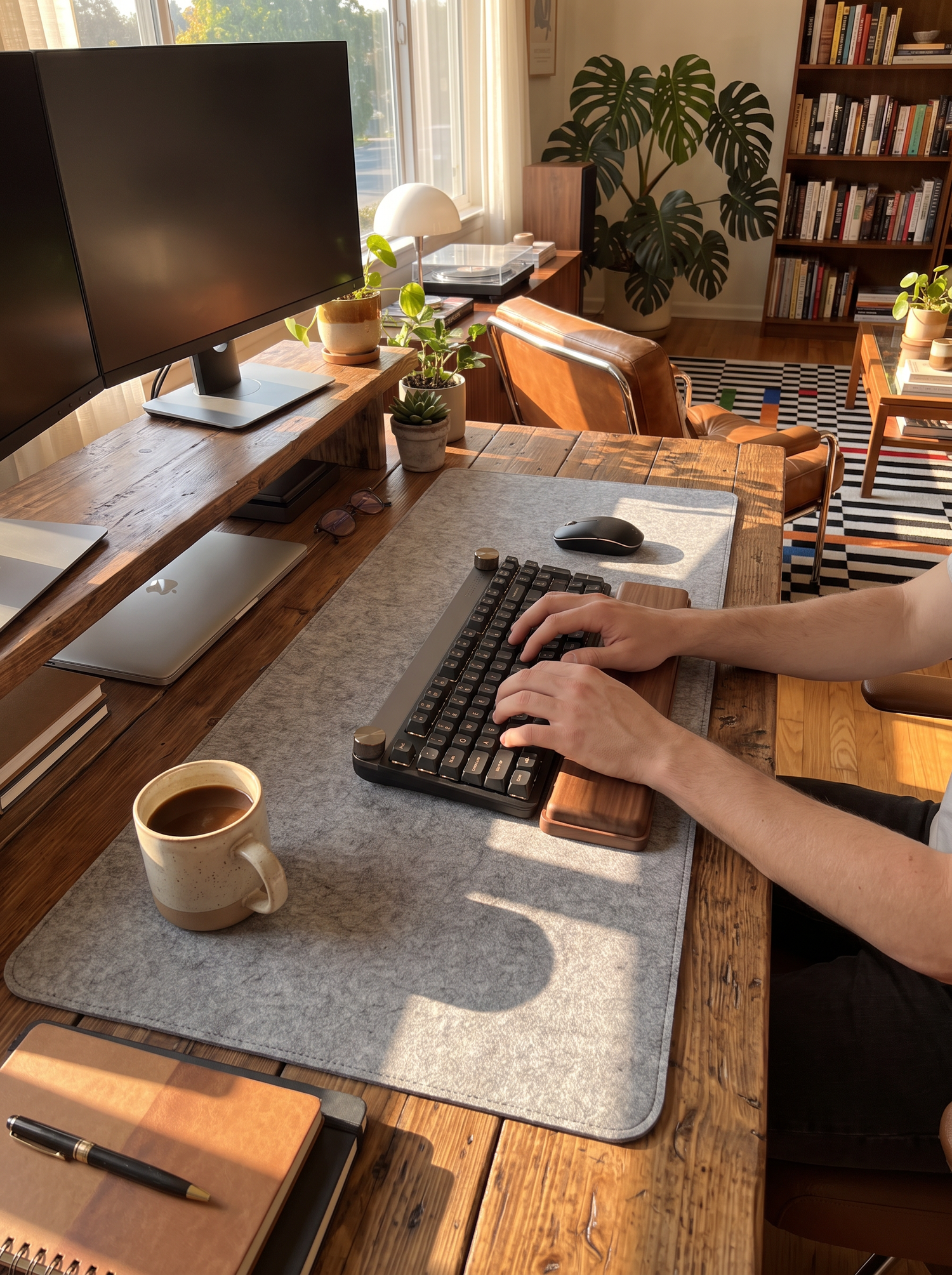 Tapete de Escritorio de Fieltro: Calidez para tu espacio de trabajo