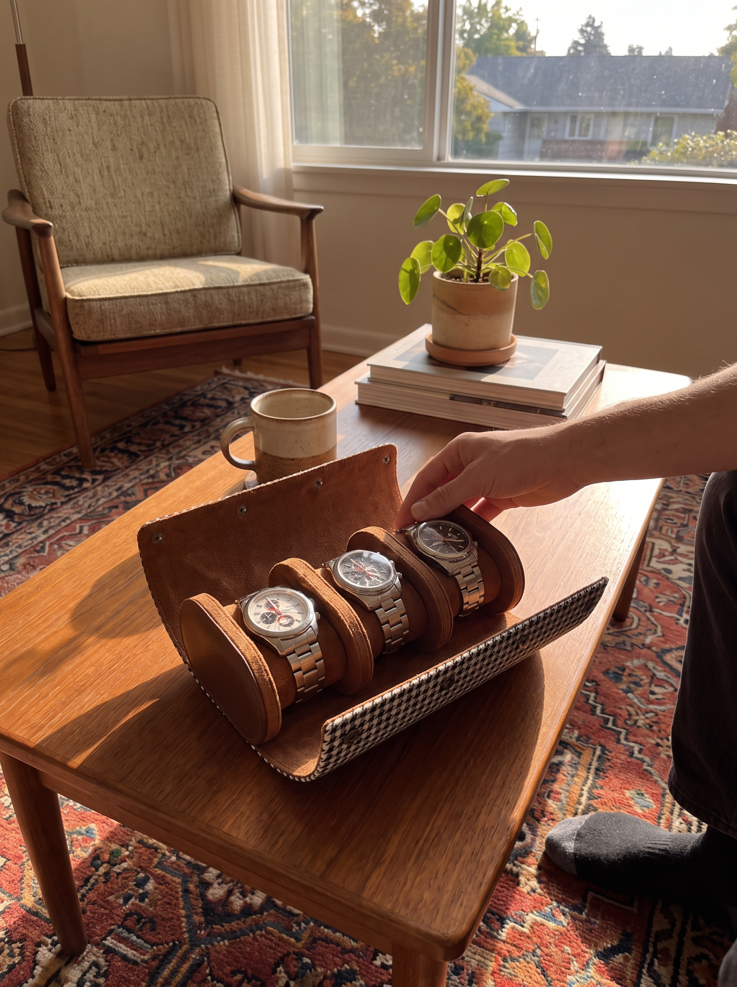 Estuche Porta Relojes de Viaje: También en casa cumple