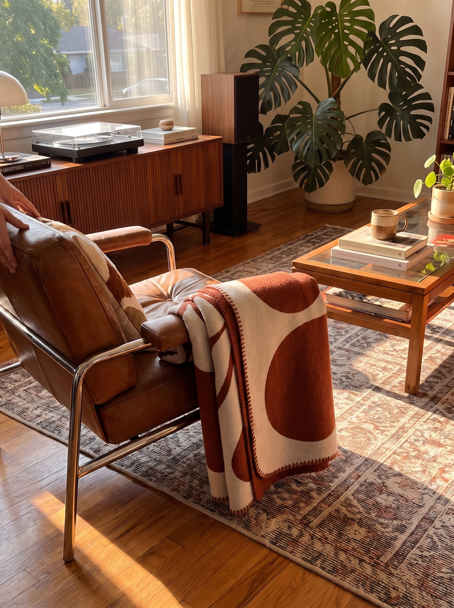 Manta Jacquard Estilo Cachemira: Elegancia clásica para tu sala
