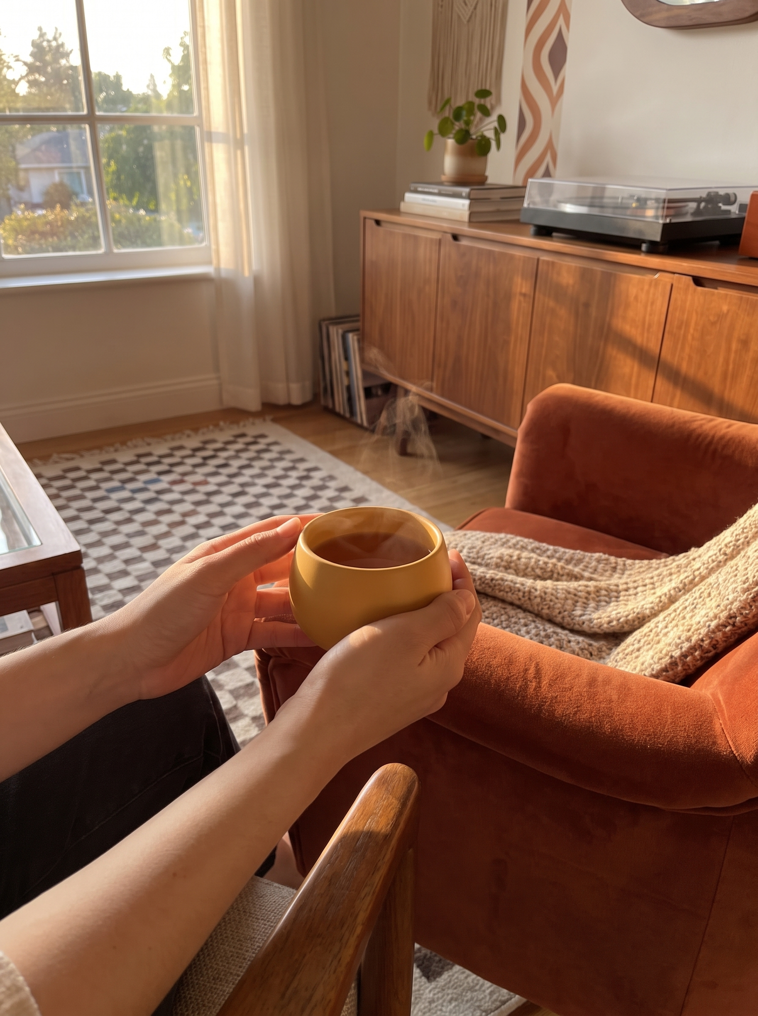 Taza Espresso de Arcilla Amarilla: Un sol en tu alacena