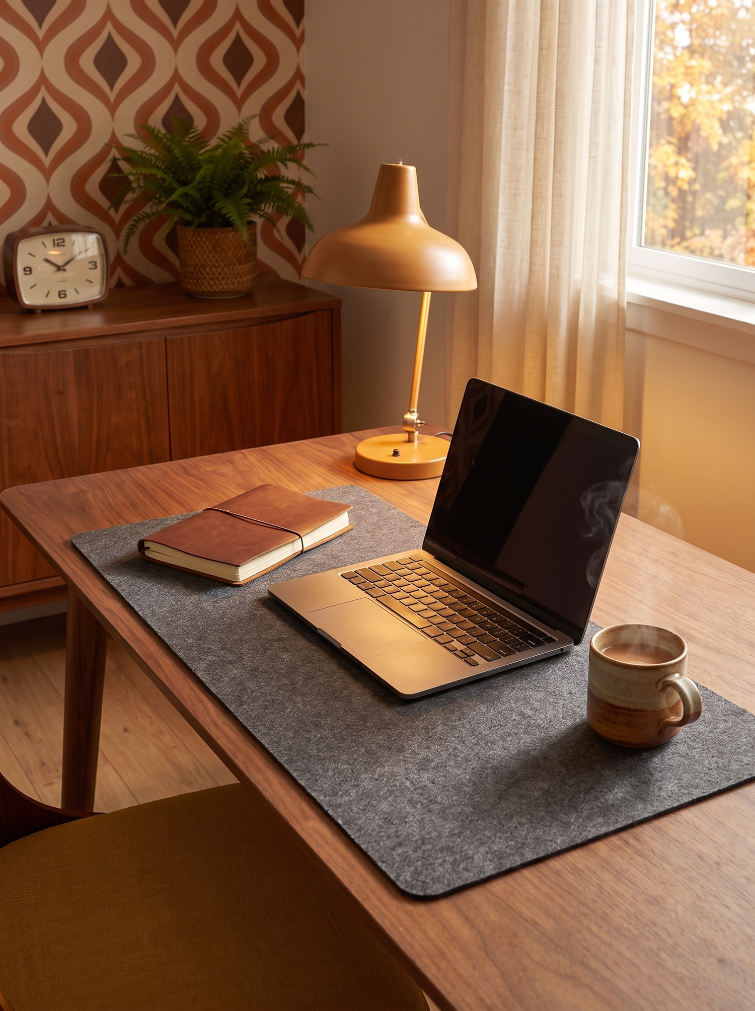 Mousepad de Fieltro de Lana Extra Grande Protege y no se mueve
