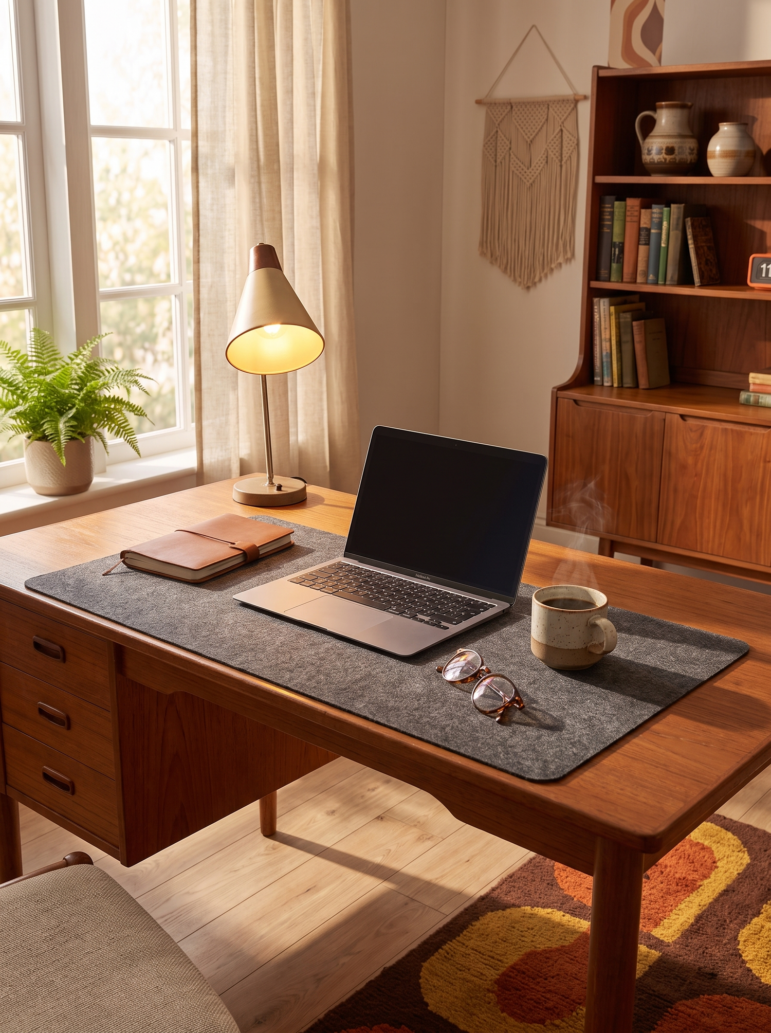 Mousepad de Fieltro de Lana Extra Grande A la medida de tu mesa