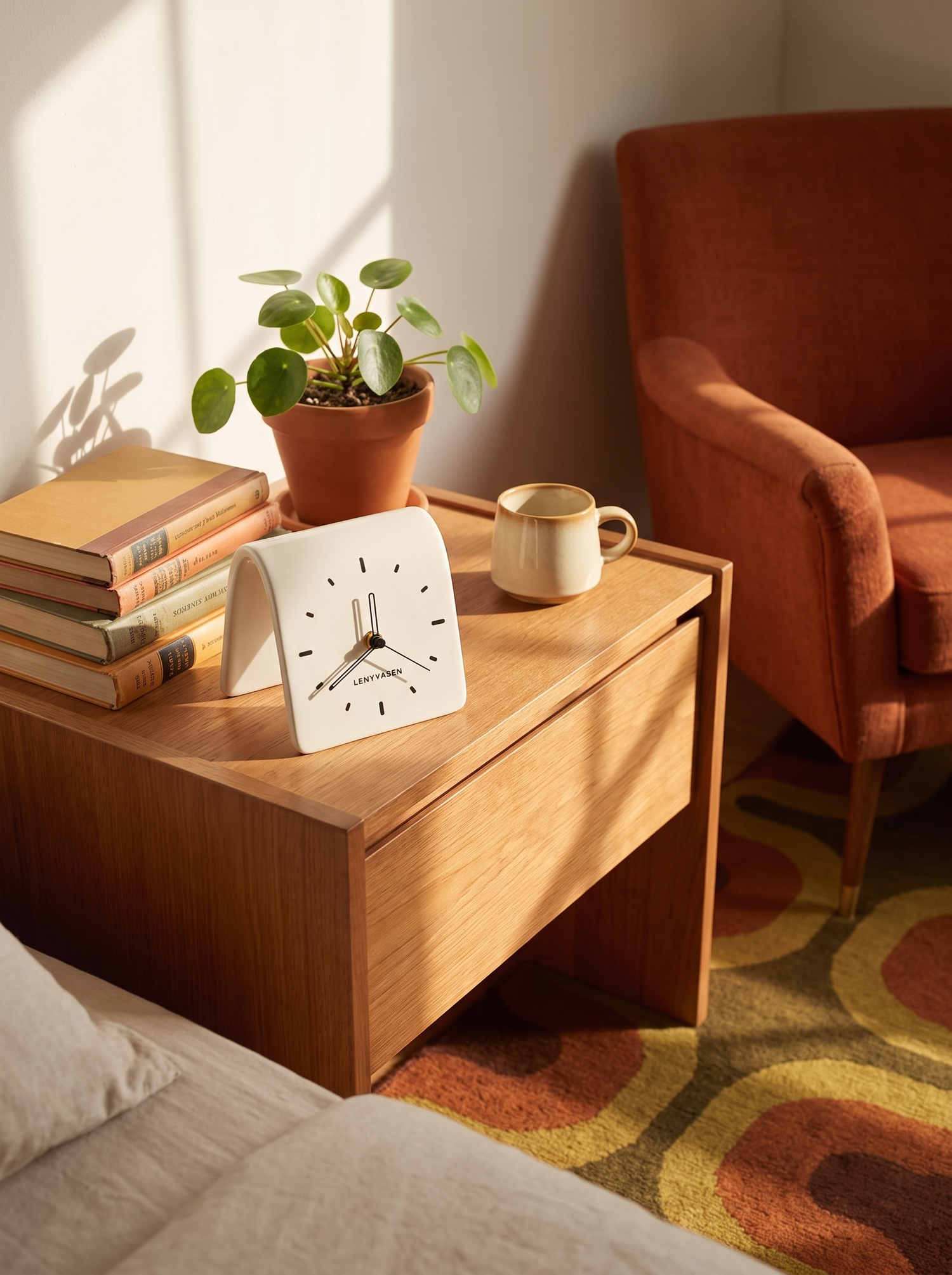 Reloj de Mesa de Cerámica Minimalista Groovela 2