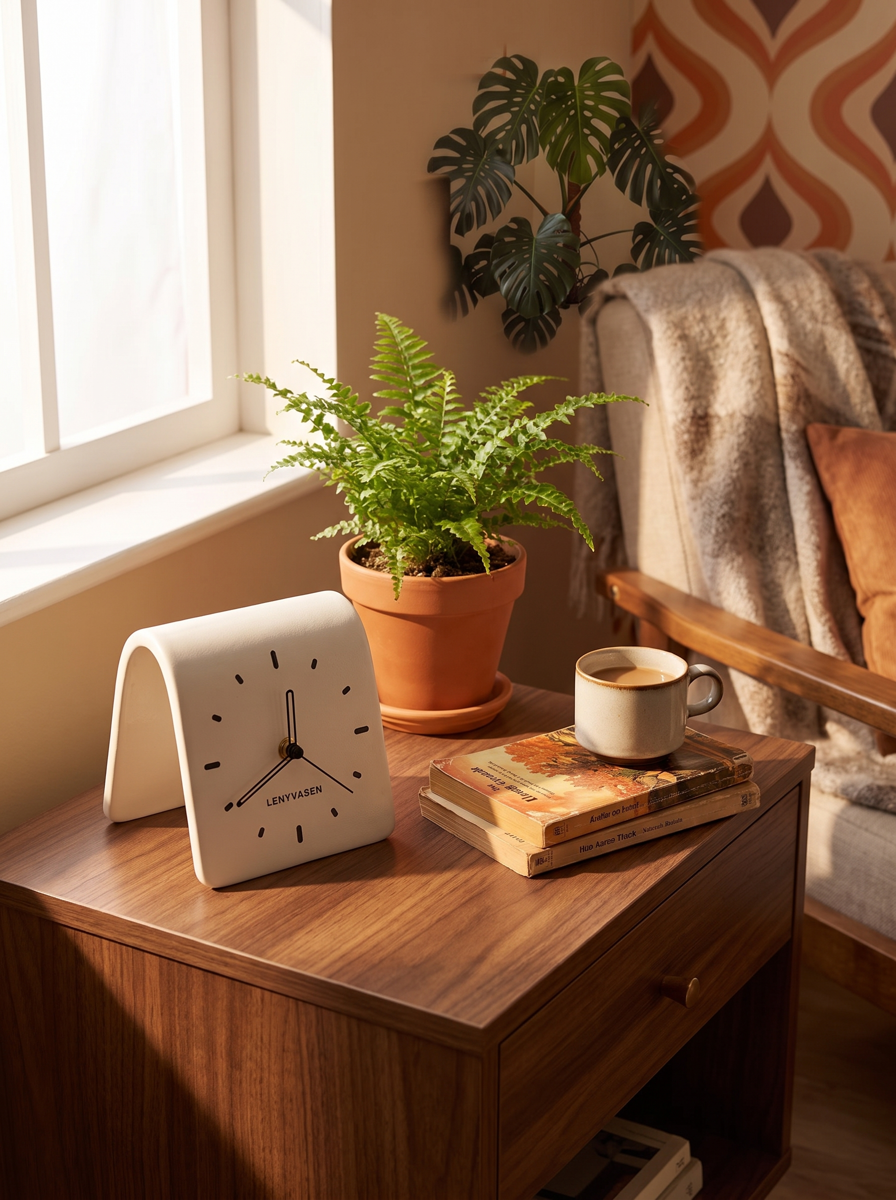 Reloj de Mesa de Cerámica Minimalista Groovela 3